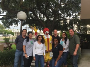 Quikstone Capital Solutions & Sterling Payment Technologies volunteer at Ronald McDonald House