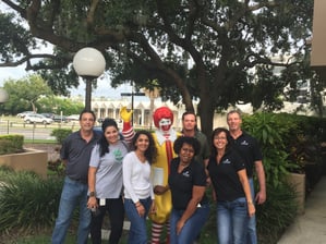 Quikstone Capital Solutions & Sterling Payment Technologies volunteer at Ronald McDonald House